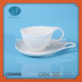 Drinkware Art Porzellan Kaffeetasse und Untertasse, kundenspezifische Kaffeetasse und Untertasse mit Druck